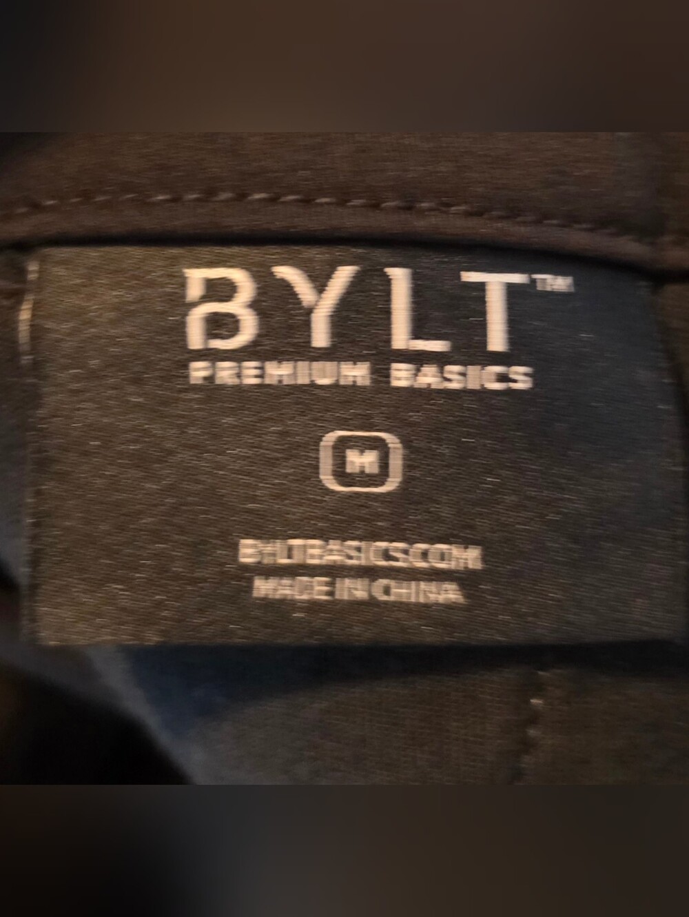 ​BYLT Basics Womens Everyday Pant Black Size M Stretch Athleisure Commuter Trave - Picture 8 of 11